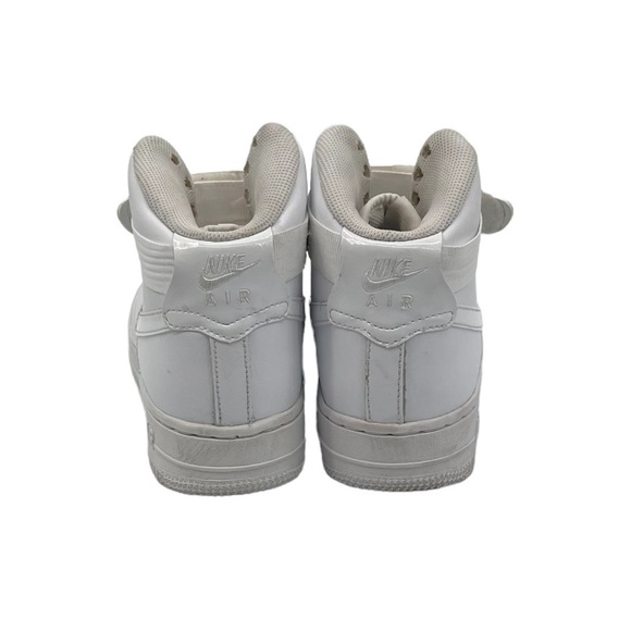 Nike White Air Force 1 LE High Top Sneakers Size 5 Youth - Picture 7 of 8